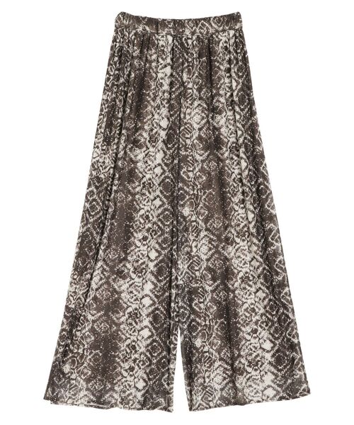 EVRIS(エヴリス)の「シアーワイドイージーパンツ(スラックス・レディース・ブラック/ベージュ/その他1/ブラウン・FREE)」の21枚目の写真