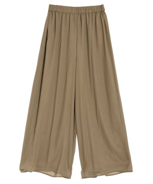 EVRIS(エヴリス)の「シアーワイドイージーパンツ(スラックス・レディース・ブラック/ベージュ/その他1/ブラウン・FREE)」の22枚目の写真