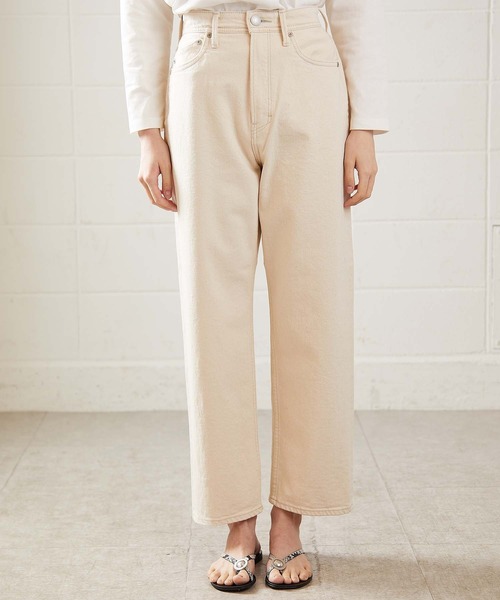 OUVRAGE CLASSE(ウヴラージュクラス)の「【YANUK/ヤヌーク】COLLEEN-color/ワイドテーパード(デニムパンツ・レディース・オフホワイト・MEDIUM/SMALL)」の14枚目の写真