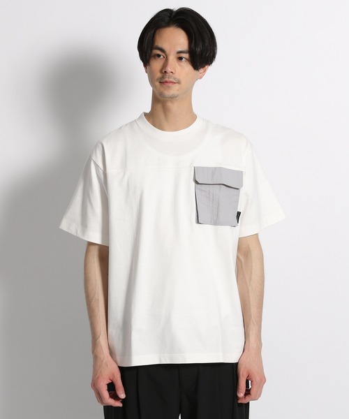 Needles 胸ポケットTシャツ 　美品 NUMERALS（ヌメラルズ）の「[NUMERALS]アウトドア胸ポケットT
