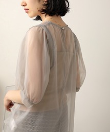 【WEB限定】ボリュームスリーブシアートップス