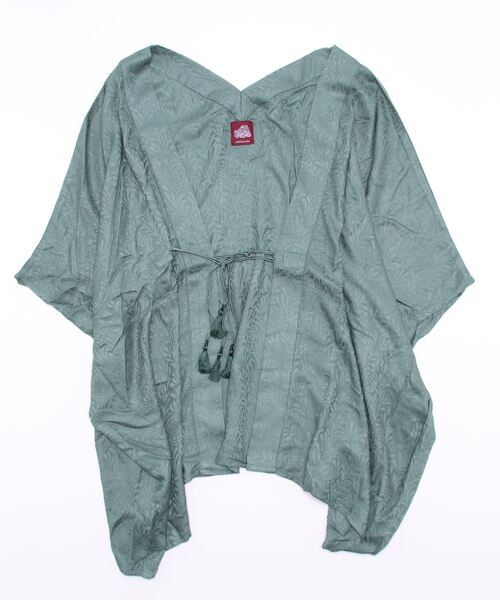 カヤ（カヤ）の「【カヤ】菊薫るUV羽織（カーディガン/ボレロ・レディース・ネイビー/グレー/ブルー/ライトパープル/グリーン/スミクロ/レッド・FREE）」の9枚目の写真