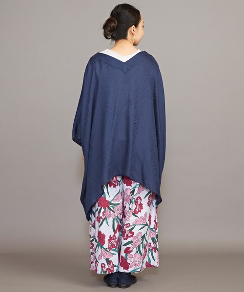 カヤ（カヤ）の「【カヤ】菊薫るUV羽織（カーディガン/ボレロ・レディース・ネイビー/グレー/ブルー/ライトパープル/グリーン/スミクロ/レッド・FREE）」の21枚目の写真