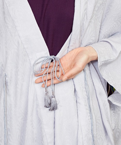 カヤ（カヤ）の「【カヤ】菊薫るUV羽織（カーディガン/ボレロ・レディース・ネイビー/グレー/ブルー/ライトパープル/グリーン/スミクロ/レッド・FREE）」の16枚目の写真