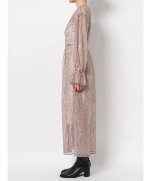 dazzlin（ダズリン）の「レースガウン2WAYワンピース（ワンピース・レディース・ブラック/ブラウン/オフホワイト・FREE）」の12枚目の写真