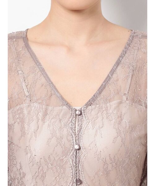 dazzlin（ダズリン）の「レースガウン2WAYワンピース（ワンピース・レディース・ブラック/ブラウン/オフホワイト・FREE）」の16枚目の写真