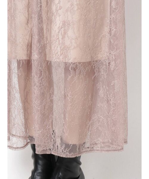 dazzlin（ダズリン）の「レースガウン2WAYワンピース（ワンピース・レディース・ブラック/ブラウン/オフホワイト・FREE）」の18枚目の写真