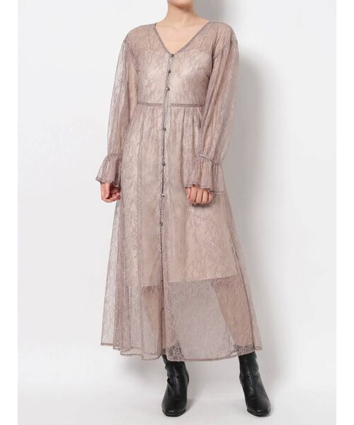 dazzlin（ダズリン）の「レースガウン2WAYワンピース（ワンピース・レディース・ブラック/ブラウン/オフホワイト・FREE）」の19枚目の写真