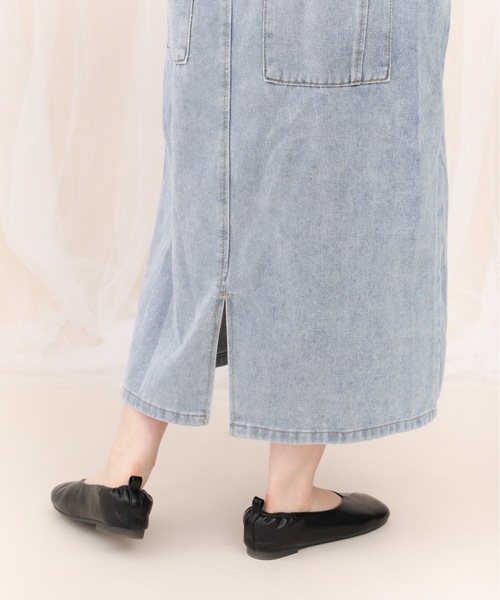 sakishimatokyo（サキシマトーキョー）の「デニムジャンスカ（スカート・レディース・ブルー/ブラック・FREE）」の4枚目の写真