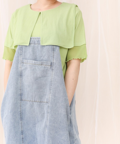 sakishimatokyo（サキシマトーキョー）の「デニムジャンスカ（スカート・レディース・ブルー/ブラック・FREE）」の5枚目の写真