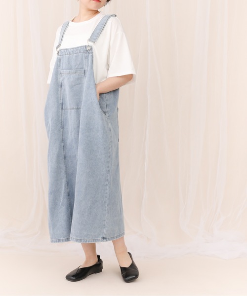 sakishimatokyo（サキシマトーキョー）の「デニムジャンスカ（スカート・レディース・ブルー/ブラック・FREE）」の10枚目の写真