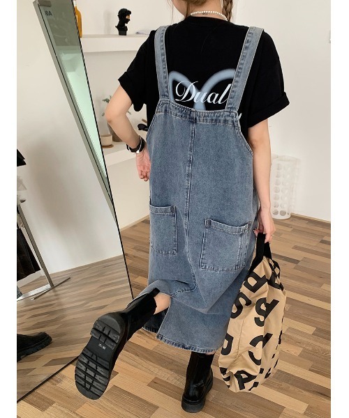 sakishimatokyo（サキシマトーキョー）の「デニムジャンスカ（スカート・レディース・ブルー/ブラック・FREE）」の8枚目の写真