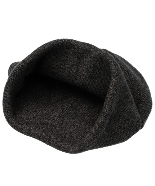 X-girl(エックスガール)の「MELANGE KNIT CAP(ニットキャップ/ビーニー・レディース・ホワイト/ブラック/オレンジ/ブルー・ONE SIZE)」の9枚目の写真