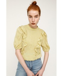 SLY | PLEATS FRILL TOPS/プリーツフリルトップス(シャツ/ブラウス)