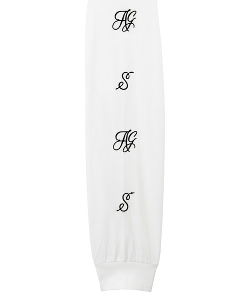 ANDGEEBEE（アンジービー）の「【UNISEX】ロゴスリーブロンT（Tシャツ/カットソー・レディース・ブラック/ホワイト・MEDIUM）」の13枚目の写真