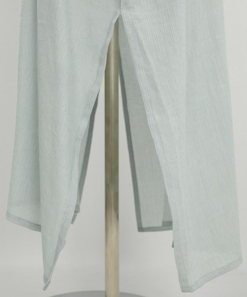 ＡＮＤＪ（アンドジェイ）の「楊柳シフォンパイピングカフタンワンピース（ワンピース・レディース・ベージュ系その他/ブラック/ライトブルー/ライトグレー・M）」の15枚目の写真