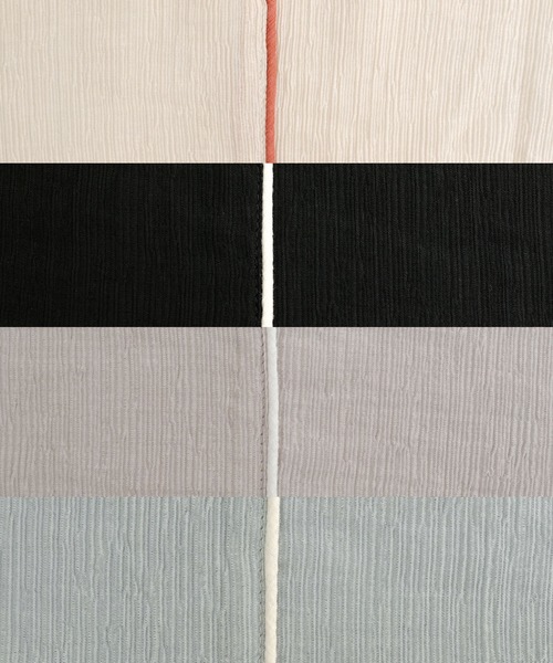 ＡＮＤＪ（アンドジェイ）の「楊柳シフォンパイピングカフタンワンピース（ワンピース・レディース・ベージュ系その他/ブラック/ライトブルー/ライトグレー・M）」の21枚目の写真