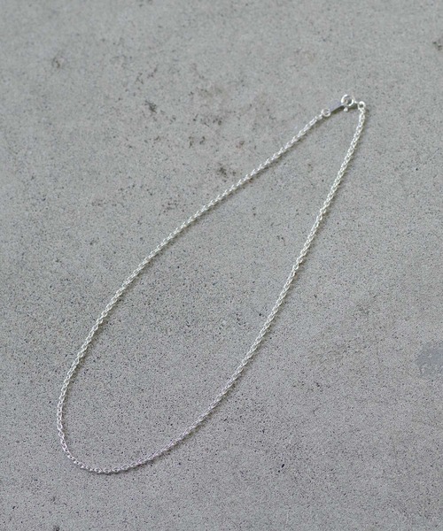 Taaii（ターイ）の「Taaii : SILVER 925 AZUKI CHAIN SHORT NECKLACE / シルバー925 アズキチェーンショートネックレス（ネックレス・レディース・シルバー/ゴールド・FREE）」の6枚目の写真
