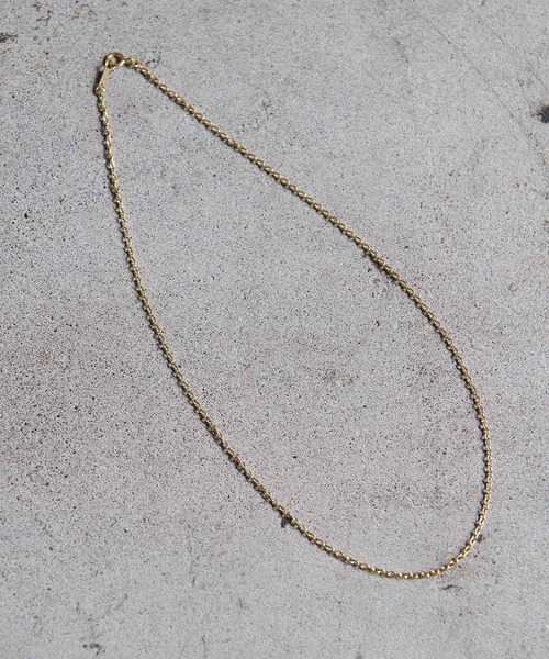 Taaii（ターイ）の「Taaii : SILVER 925 AZUKI CHAIN SHORT NECKLACE / シルバー925 アズキチェーンショートネックレス（ネックレス・レディース・シルバー/ゴールド・FREE）」の9枚目の写真