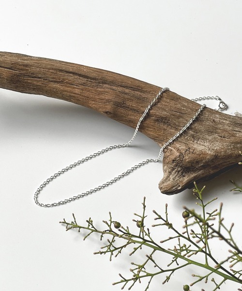 Taaii（ターイ）の「Taaii : SILVER 925 AZUKI CHAIN SHORT NECKLACE / シルバー925 アズキチェーンショートネックレス（ネックレス・レディース・シルバー/ゴールド・FREE）」の12枚目の写真
