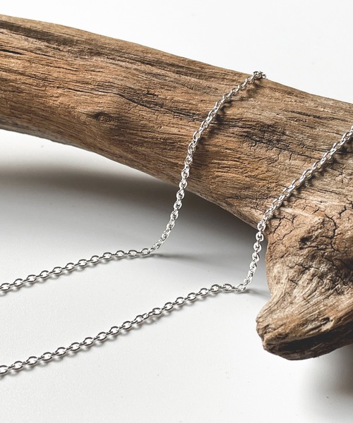 セール】Taaii : SILVER 925 AZUKI CHAIN SHORT NECKLACE
