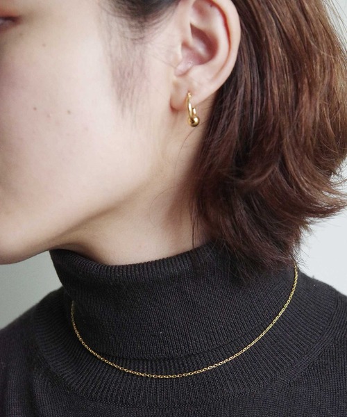 Taaii（ターイ）の「Taaii : SILVER 925 AZUKI CHAIN SHORT NECKLACE / シルバー925 アズキチェーンショートネックレス（ネックレス・レディース・シルバー/ゴールド・FREE）」の14枚目の写真