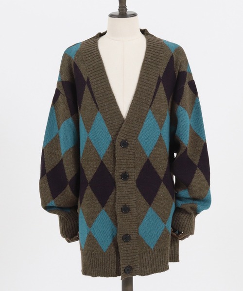 ETRO カーディガン イタリア製 Mサイズ 1M022 メンズ超美品 ADAM ET ROPÉ HOMME(アダム エ ロペ オム) / 【定番】モヘア