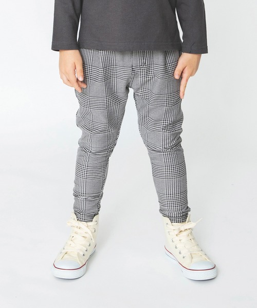 BRANSHES（ブランシェス）の「【イージー&イージー】テーパードパンツ　デニムニット/無地/チェック（その他パンツ・キッズ・ブラック/グレー/ブルー/カーキオリーブ/キャメル・90cm/110cm/100cm/120cm/130cm/140cm/150cm）」の6枚目の写真