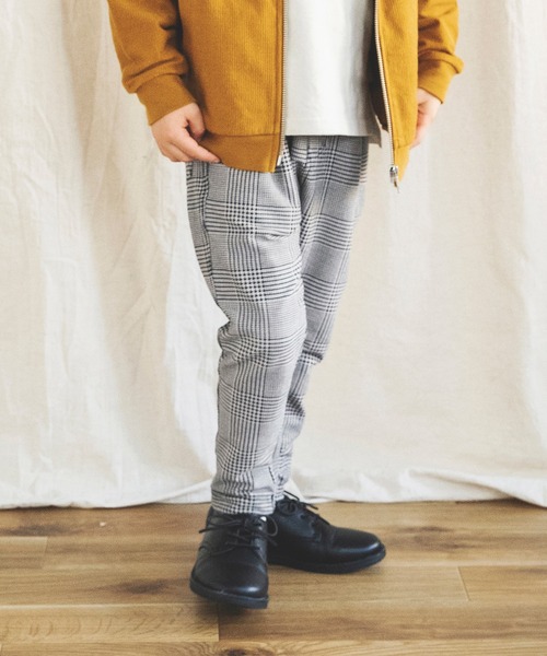 BRANSHES（ブランシェス）の「【イージー&イージー】テーパードパンツ　デニムニット/無地/チェック（その他パンツ・キッズ・ブラック/グレー/ブルー/カーキオリーブ/キャメル・90cm/110cm/100cm/120cm/130cm/140cm/150cm）」の22枚目の写真