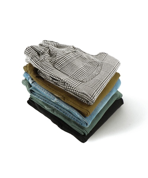 BRANSHES（ブランシェス）の「【イージー&イージー】テーパードパンツ　デニムニット/無地/チェック（その他パンツ・キッズ・ブラック/グレー/ブルー/カーキオリーブ/キャメル・90cm/110cm/100cm/120cm/130cm/140cm/150cm）」の7枚目の写真