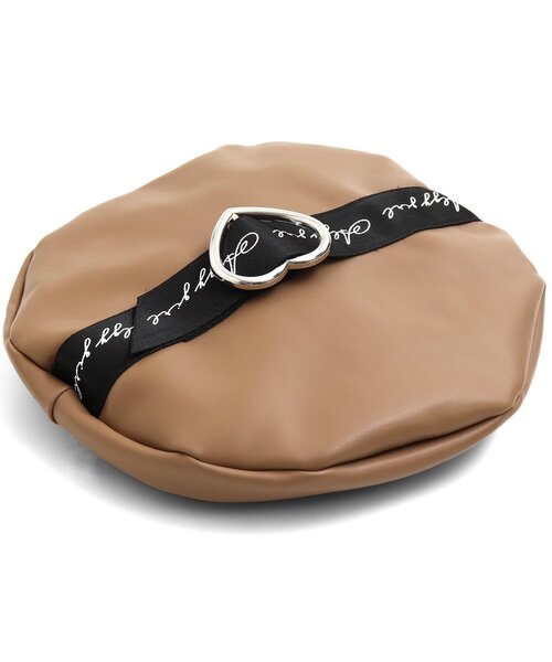 algy（アルジー）の「ハートバックルベレー（ハンチング/ベレー帽・キッズ・チェック/ベージュ/エンジ・MEDIUM/SMALL）」の7枚目の写真