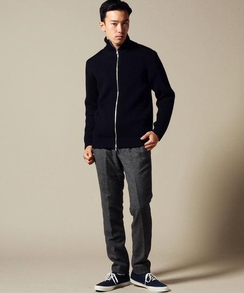 BEAUTY&YOUTH UNITED ARROWS（ビューティーアンドユースユナイテッドアローズ）の「BY ストレッチ フラノ スリム パンツ ◆（その他パンツ・メンズ・ネイビー/グレー/ダークグレー・SMALL/LARGE/X-LARGE/MEDIUM）」の7枚目の写真