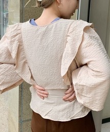 Kastane | フクレジャガードカシュクールカーデ(シャツ/ブラウス)