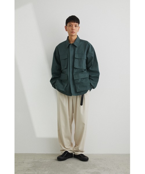 STYLEMIXER（スタイルミキサー）の「ビッグシルエットミリタリーブルゾン（その他トップス・メンズ・ダークグリーン・2）」の7枚目の写真