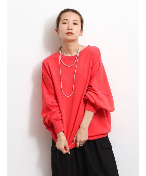 Ungrid（アングリッド）の「ウォッシュルーズスウェット(トレーナー)（スウェット・レディース・ブラウン/レッド/アイボリー・FREE）」の20枚目の写真