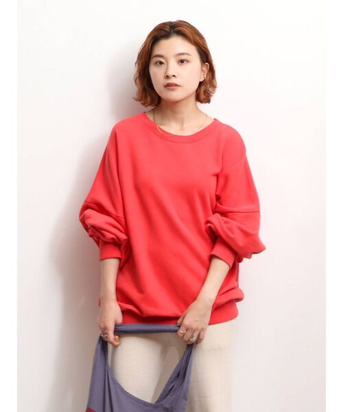 Ungrid（アングリッド）の「ウォッシュルーズスウェット(トレーナー)（スウェット・レディース・ブラウン/レッド/アイボリー・FREE）」の22枚目の写真