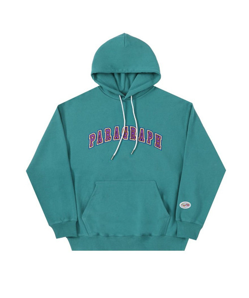 Paragraph（パラグラフ）の「【WEB限定】paragraph アーチロゴパーカー（スウェット・メンズ・パープル/ブラック/ベージュ/グリーン・FREE）」の3枚目の写真