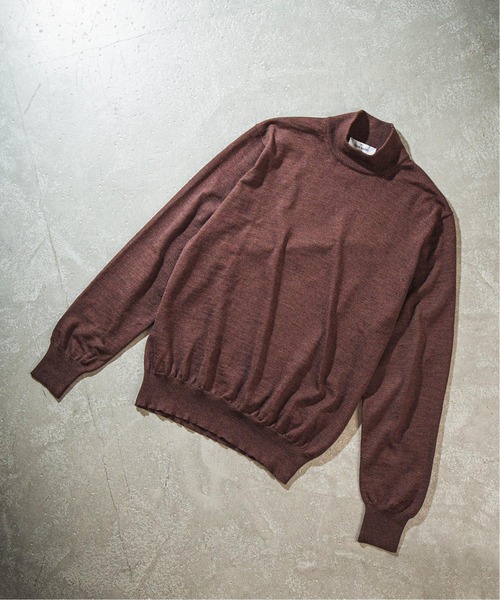 Gran Sasso（グランサッソ）の「【GRANSASSO / グランサッソ】別注 12ゲージ モックネック ニット（ニット/セーター・メンズ・ライトグレー/ブラック/ベージュ/ネイビー/ブラウン系その他/ブルー系その他・SMALL/MEDIUM/LARGE）」の3枚目の写真