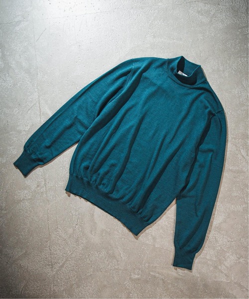 Gran Sasso（グランサッソ）の「【GRANSASSO / グランサッソ】別注 12ゲージ モックネック ニット（ニット/セーター・メンズ・ライトグレー/ブラック/ベージュ/ネイビー/ブラウン系その他/ブルー系その他・SMALL/MEDIUM/LARGE）」の6枚目の写真