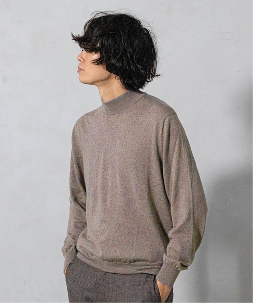 Gran Sasso（グランサッソ）の「【GRANSASSO / グランサッソ】別注 12ゲージ モックネック ニット（ニット/セーター・メンズ・ライトグレー/ブラック/ベージュ/ネイビー/ブラウン系その他/ブルー系その他・SMALL/MEDIUM/LARGE）」の21枚目の写真