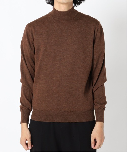 Gran Sasso（グランサッソ）の「【GRANSASSO / グランサッソ】別注 12ゲージ モックネック ニット（ニット/セーター・メンズ・ライトグレー/ブラック/ベージュ/ネイビー/ブラウン系その他/ブルー系その他・SMALL/MEDIUM/LARGE）」の12枚目の写真