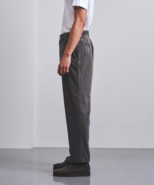 UNITED ARROWS（ユナイテッドアローズ）の「＜UNITED ARROWS＞ ワイドテーパード  ノープリーツ コーデュロイ 5ポケット（その他パンツ・メンズ・オフホワイト/ダークグレー・S/M/L/XL）」の6枚目の写真
