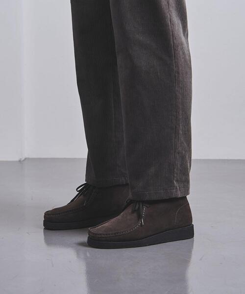 UNITED ARROWS（ユナイテッドアローズ）の「＜UNITED ARROWS＞ ワイドテーパード  ノープリーツ コーデュロイ 5ポケット（その他パンツ・メンズ・オフホワイト/ダークグレー・S/M/L/XL）」の3枚目の写真