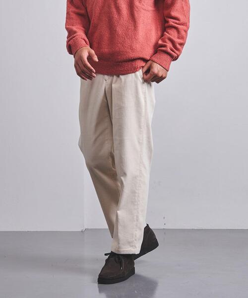 UNITED ARROWS（ユナイテッドアローズ）の「＜UNITED ARROWS＞ ワイドテーパード  ノープリーツ コーデュロイ 5ポケット（その他パンツ・メンズ・オフホワイト/ダークグレー・S/M/L/XL）」の8枚目の写真