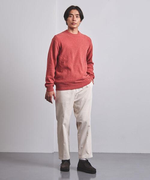 UNITED ARROWS（ユナイテッドアローズ）の「＜UNITED ARROWS＞ ワイドテーパード  ノープリーツ コーデュロイ 5ポケット（その他パンツ・メンズ・オフホワイト/ダークグレー・S/M/L/XL）」の12枚目の写真