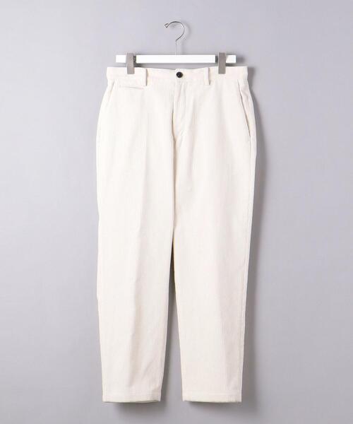 UNITED ARROWS（ユナイテッドアローズ）の「＜UNITED ARROWS＞ ワイドテーパード  ノープリーツ コーデュロイ 5ポケット（その他パンツ・メンズ・オフホワイト/ダークグレー・S/M/L/XL）」の22枚目の写真