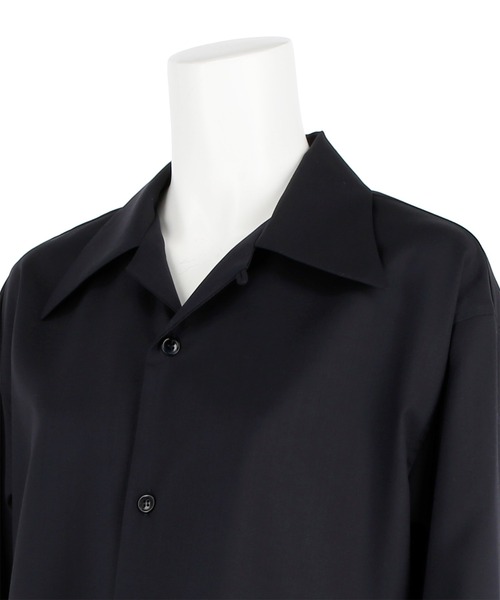 G.V.G.V.（ジーヴィージーヴィー）の「DEFORMED FRONT SHIRT（シャツ/ブラウス・レディース・ブラウン/ダークネイビー・36/34）」の14枚目の写真