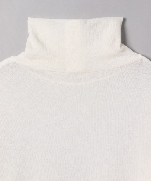 JEANASIS(ジーナシス)の「テンセルウールハイネックLST/239456(Tシャツ/カットソー・レディース・オフホワイト/ブラック/ライトブラウン/グリーン・FREE)」の18枚目の写真