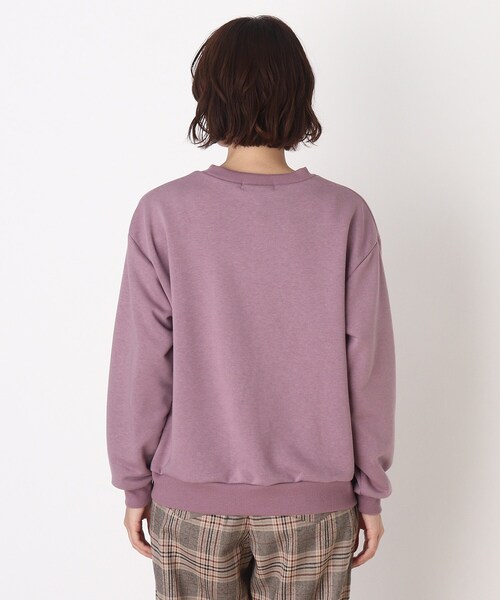 Cutie Blonde(キューティーブロンド)の「◆【S-L】刺繍ロゴプルオーバー(スウェット・レディース・ブラック/パープル/ナチュラル・01/02/03)」の5枚目の写真