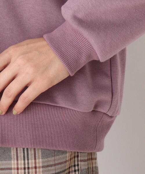 Cutie Blonde(キューティーブロンド)の「◆【S-L】刺繍ロゴプルオーバー(スウェット・レディース・ブラック/パープル/ナチュラル・01/02/03)」の9枚目の写真